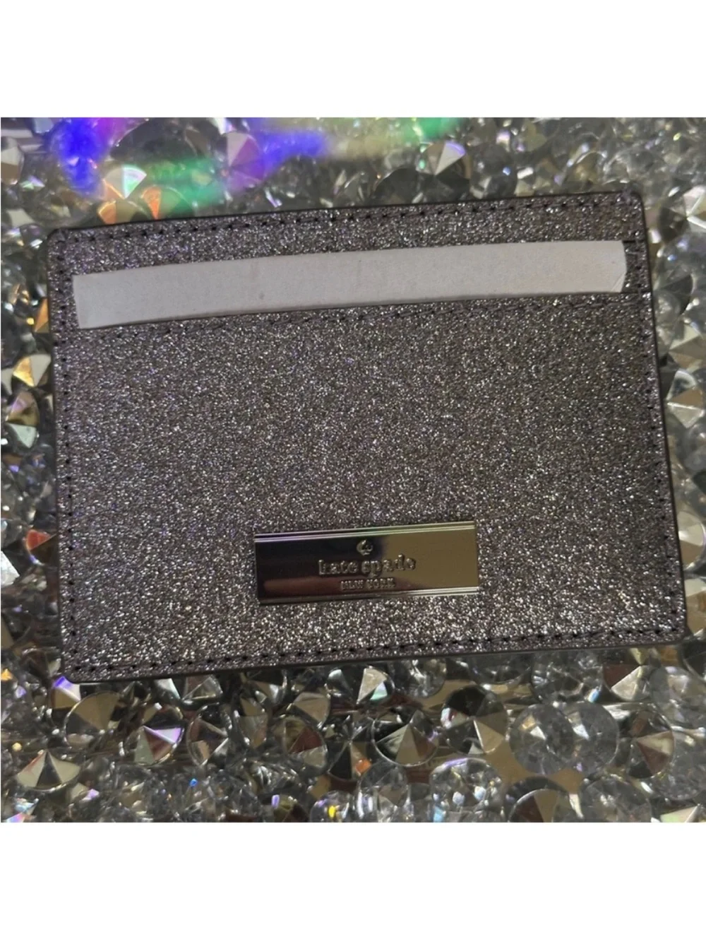 KATE SPADE NIB GLITTER CARDHOLDER